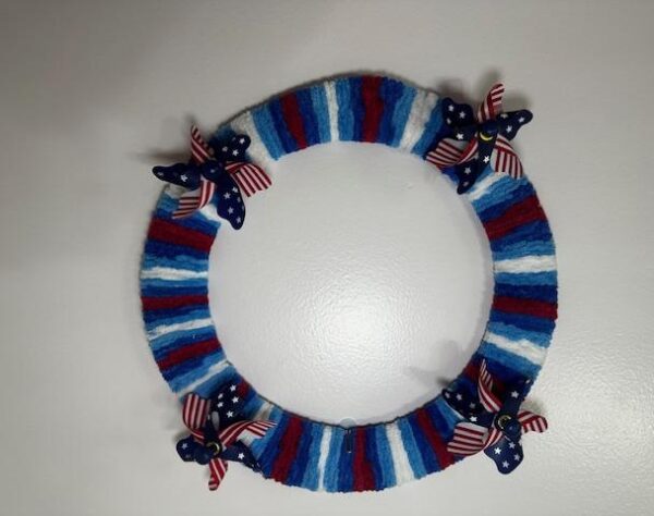 Red, White and Blue Wreath